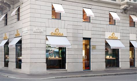 omega boutique milano|omega via montenapoleone.